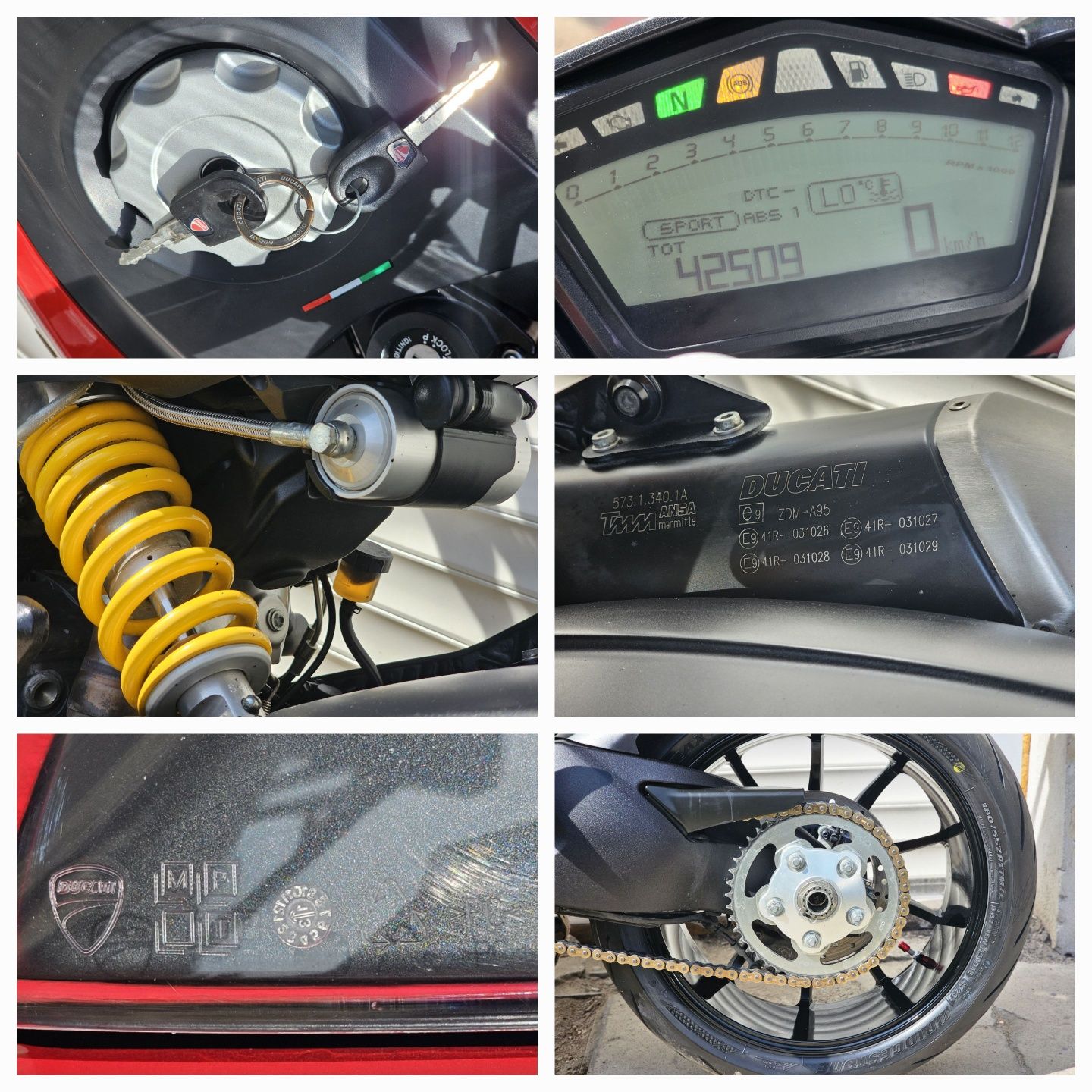 Ducati Hypermotard 821 z 2013 roku Hyperstrada 110km