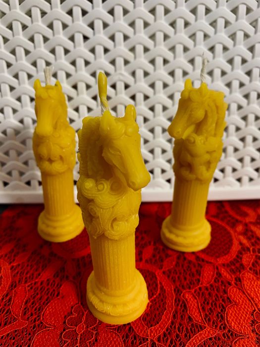 Свічки з натурального бджолиного воску