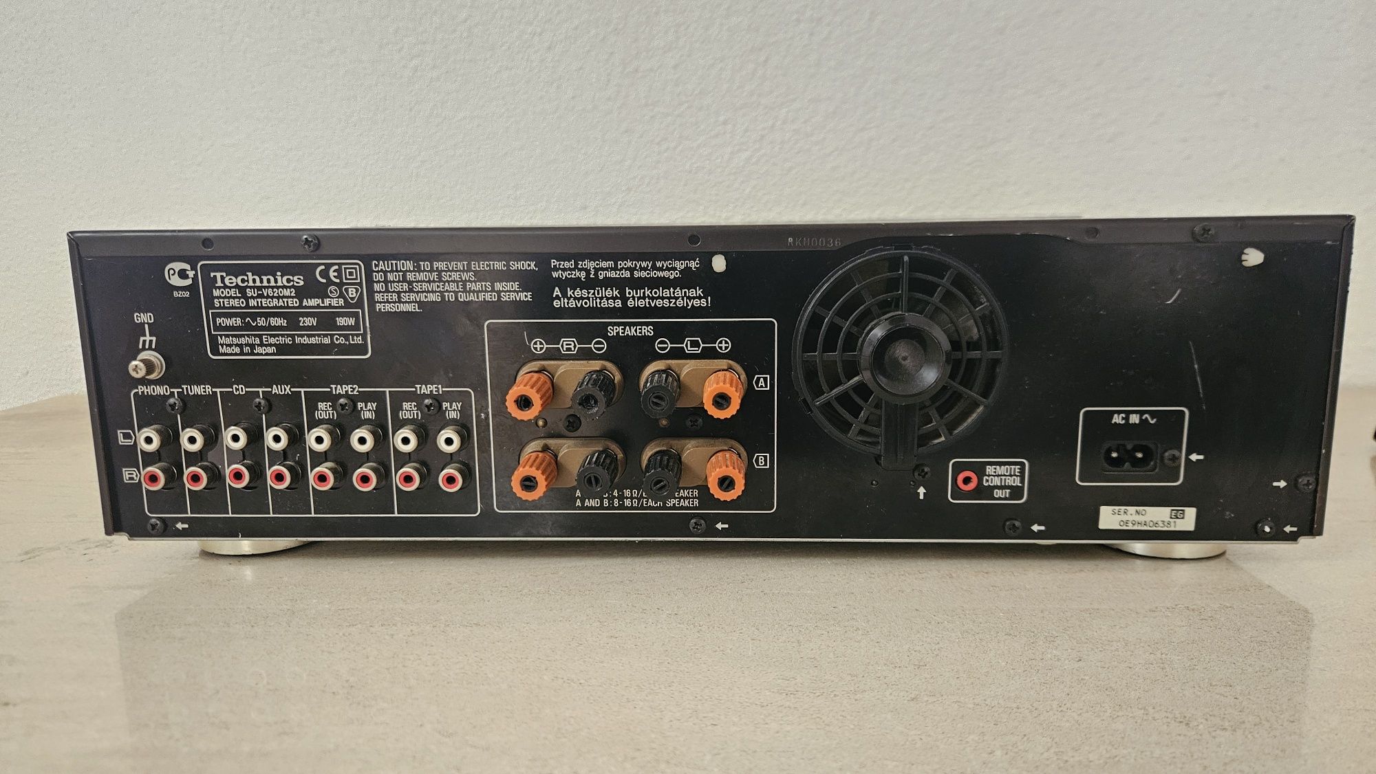 Amplificador Technics SU-V620M2 – Clássico Hi-Fi em ótimo estado