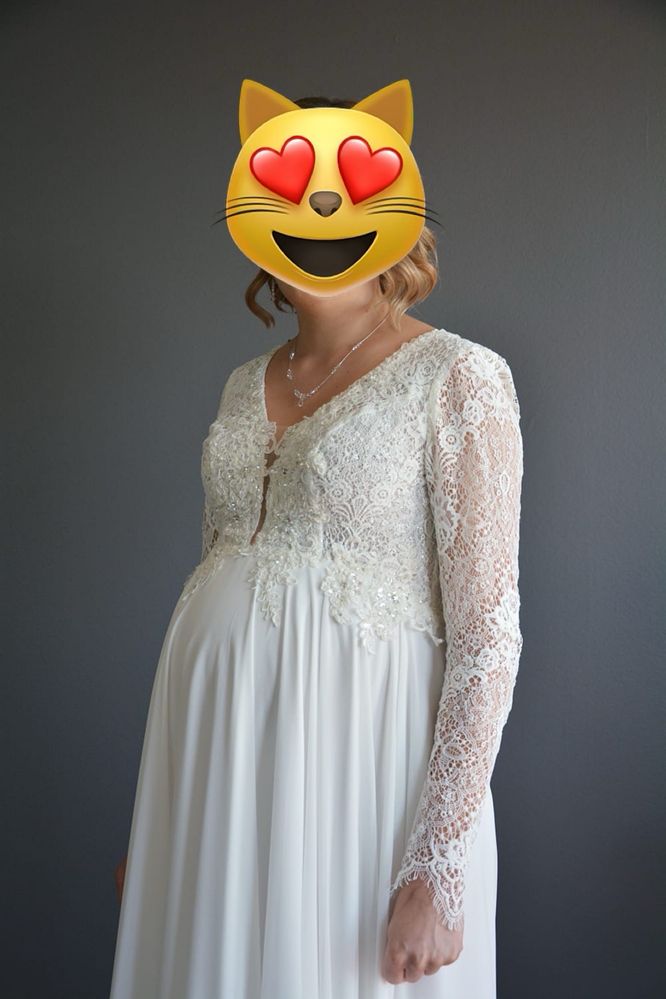 Suknia ślubna ciążowa