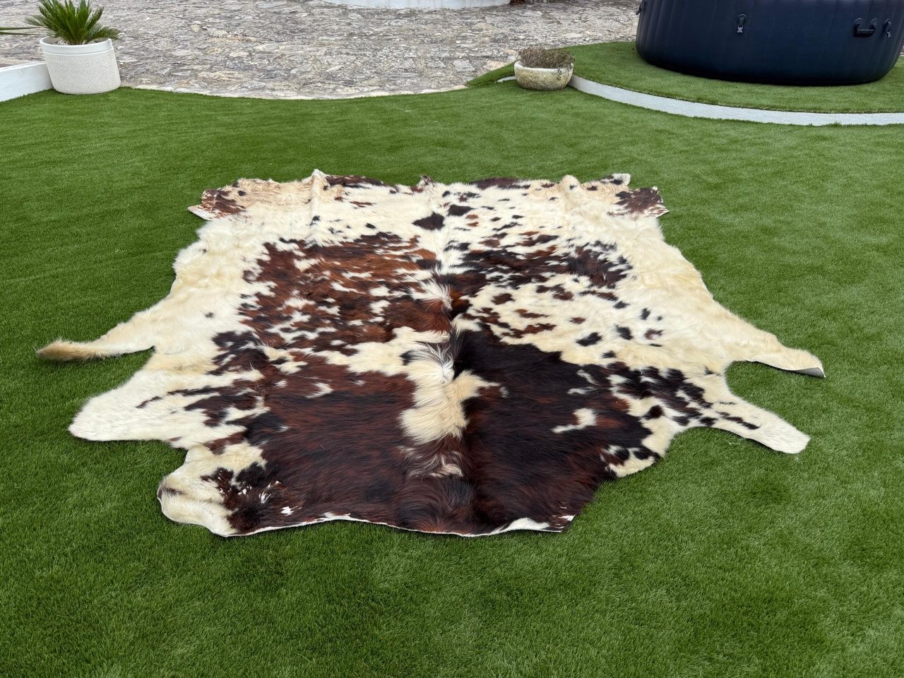 Tapete pele vaca