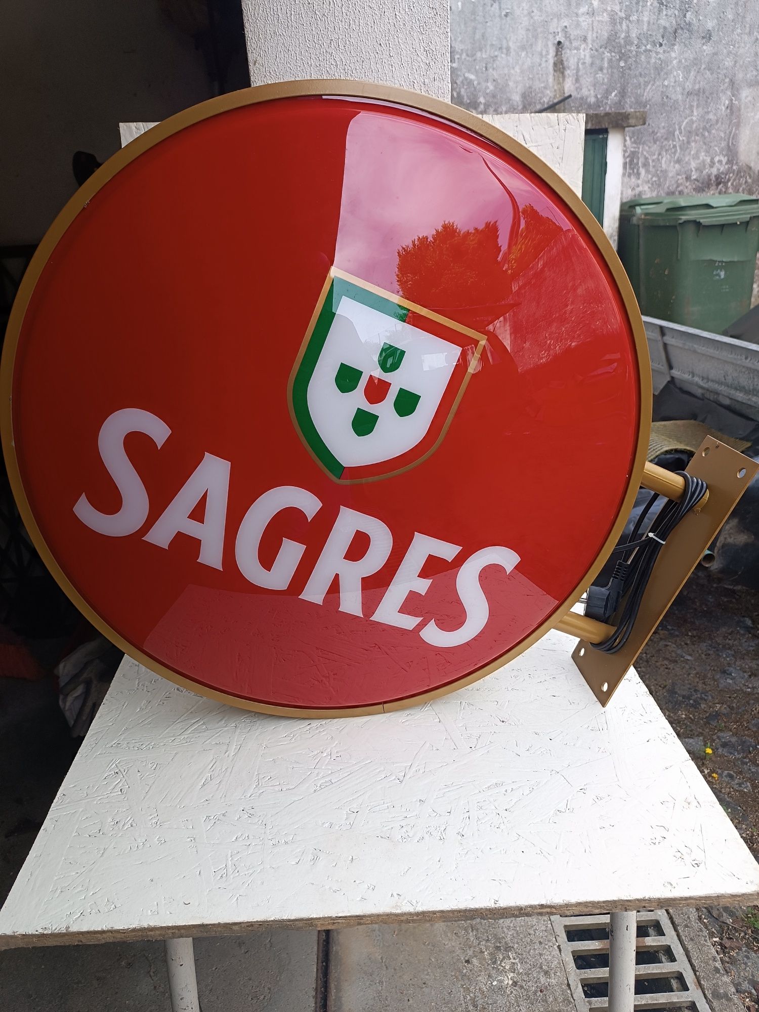 Reclame luminoso Sagres Novo
