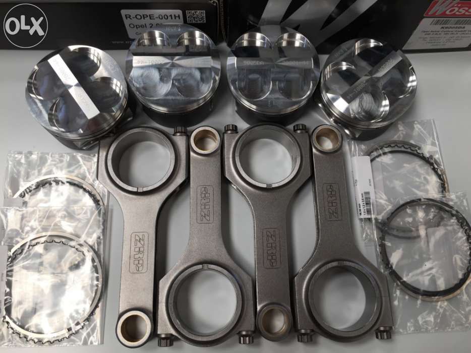 Pistons wossner bielas zrp astra calibra kadett vectra 2.0L 16v