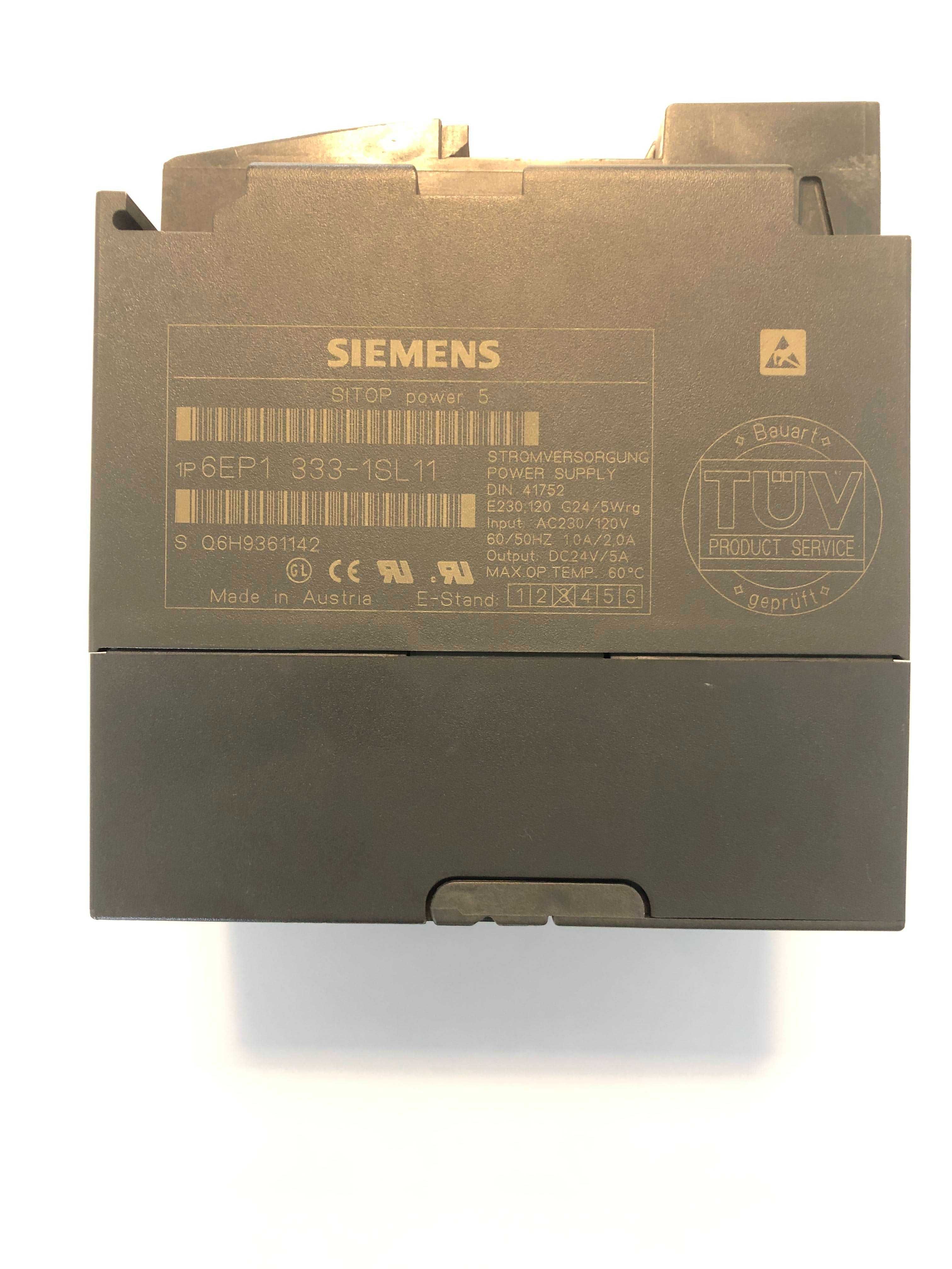 Fonte de Alimentaçao PLC SIEMENS SITOP S5 - 24V 5A