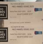 Bilhetes Scorpions Meo Marés Vivas 18 julho 2025