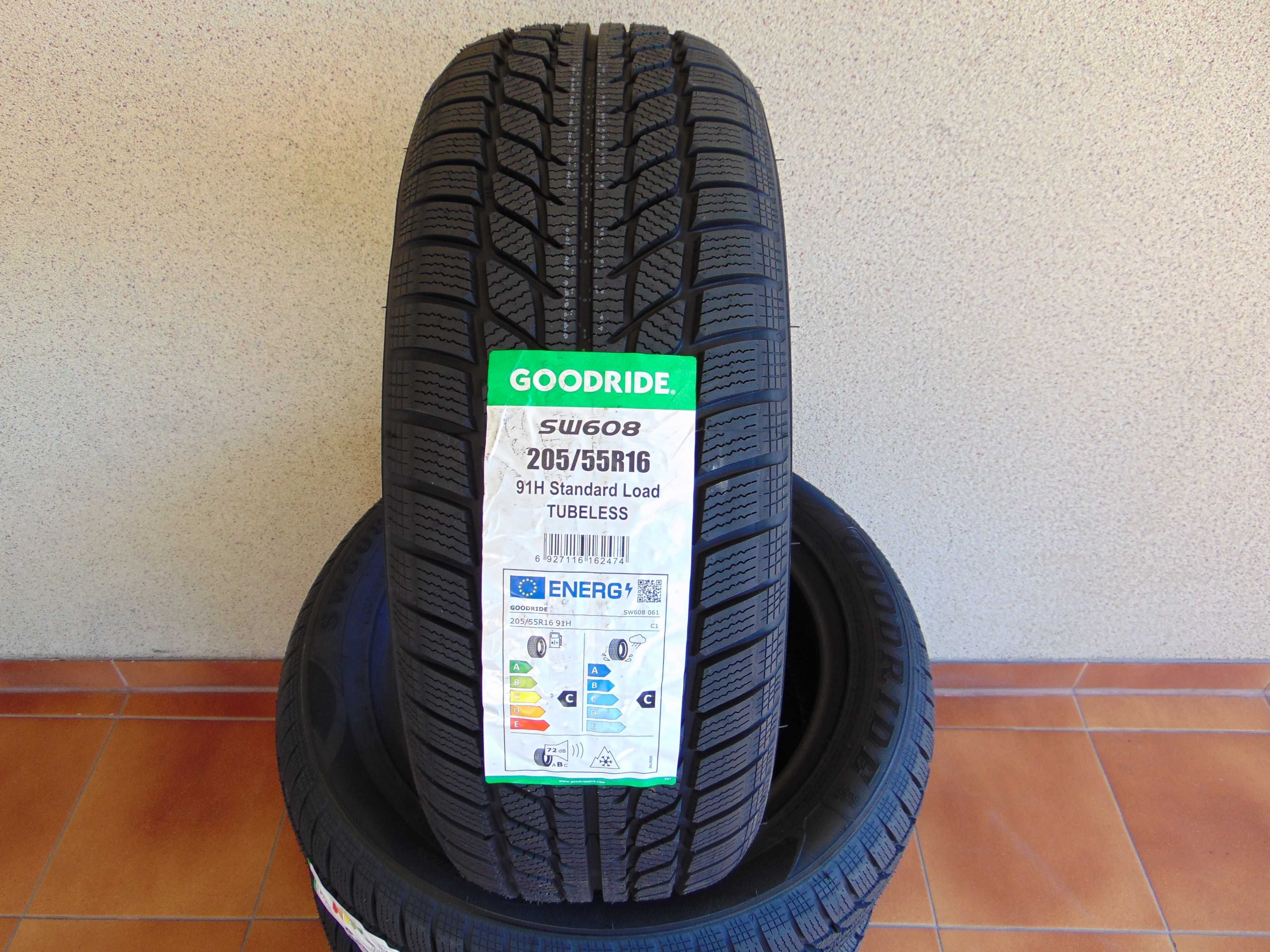 Opony zimowe zima 205/55 R16 Goodride 7 lat gwarancji "NOWE"