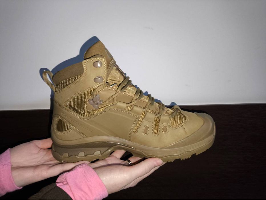 Тактичні черевики Salomon GTX Gore-Tex Coyote / Військове взуття