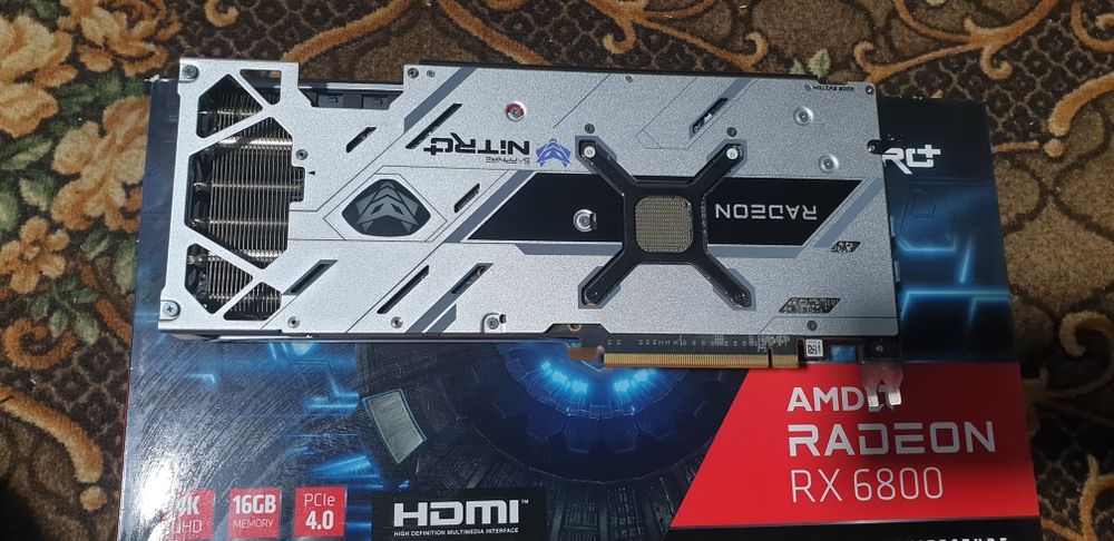 Крутая видеокарта Sapphire nitro+ RX6800 16GB!