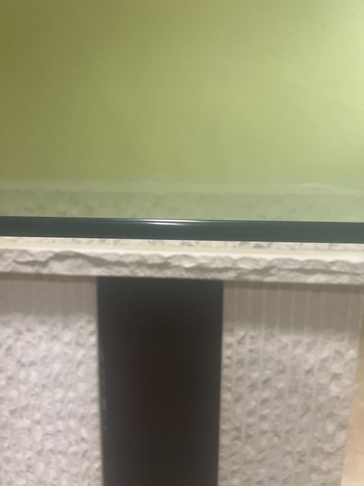 Mesa de jantar barato 180x90 com vidro