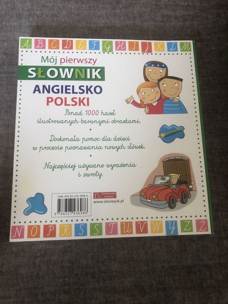 Moj pierwszy slownik angielsko polski dla dzieci  nowy