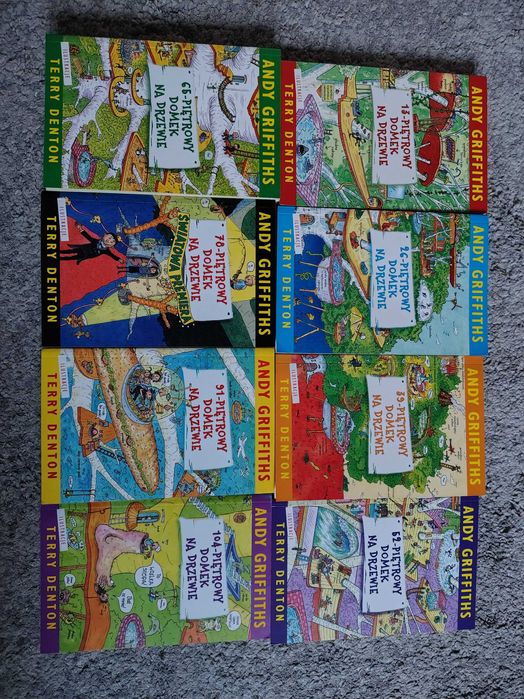 TANIO seria Domek na Drzewie tomy 1-8 - Andy Griffiths, Terry Denton