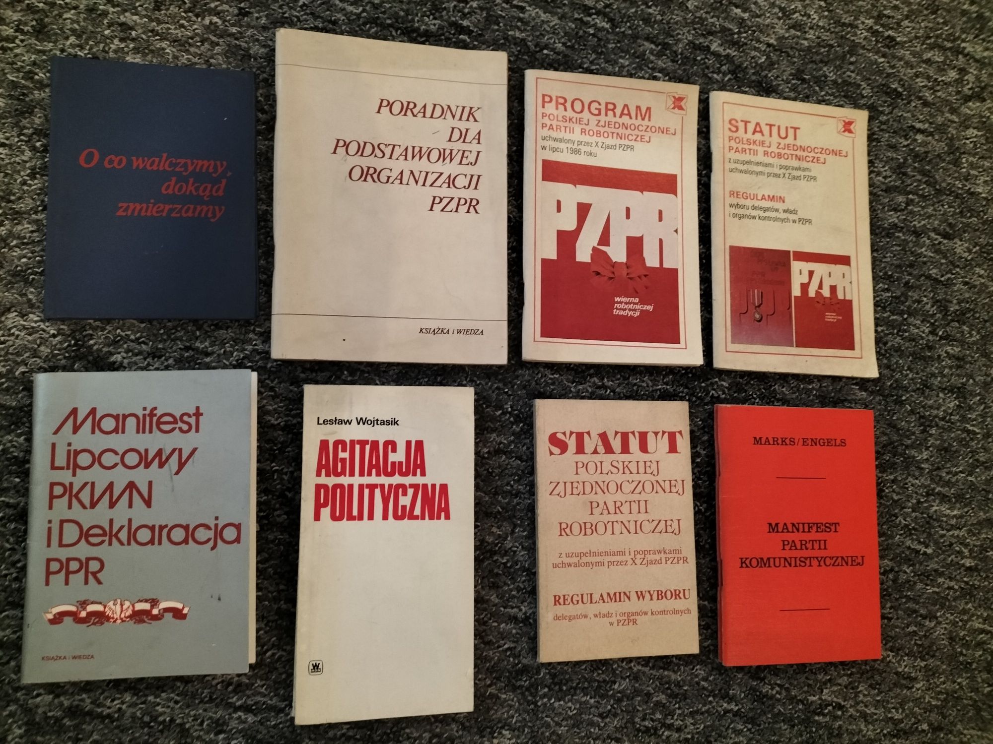 PZPR statut, manifest inne