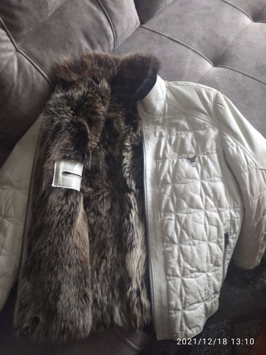 Куртка зимова шкіряна Franko de Marko