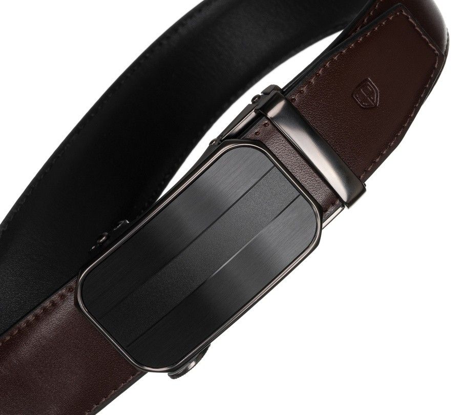 elegancki pasek automatyczny ze skóry naturalnej - peterson 125