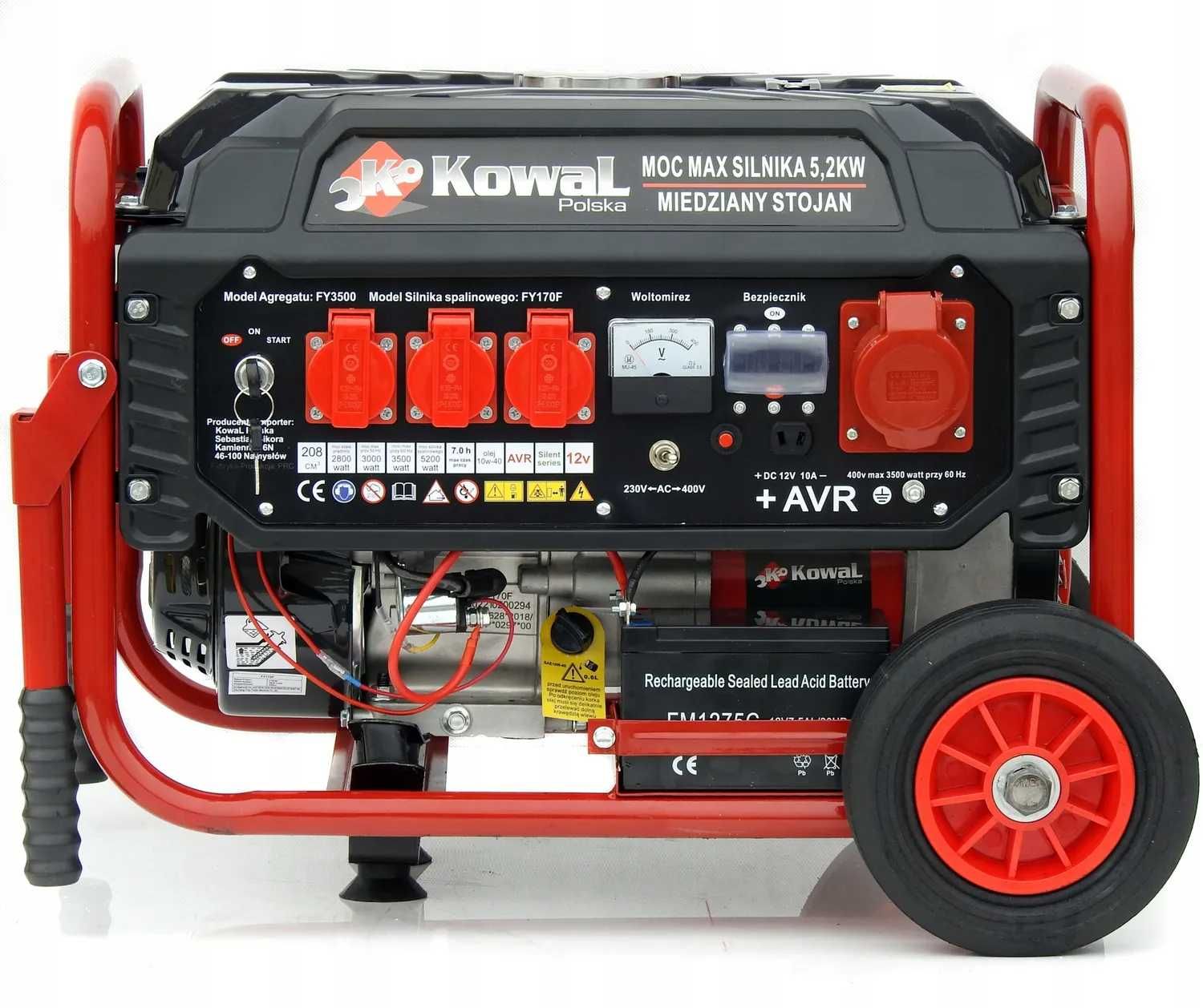 Agregat prądotwórczy Kowal 5.2KW