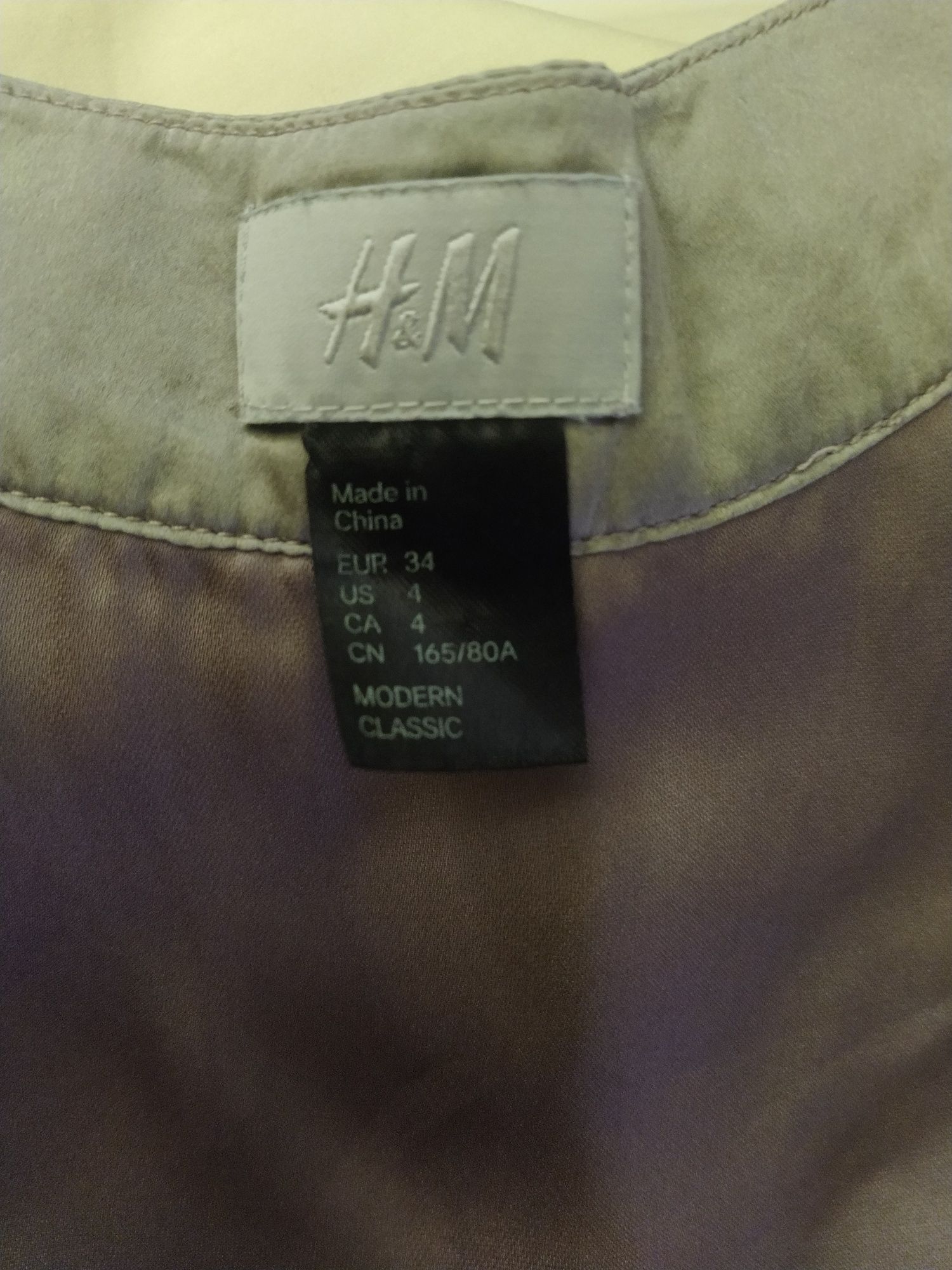 Jedwabna sukienka H&M