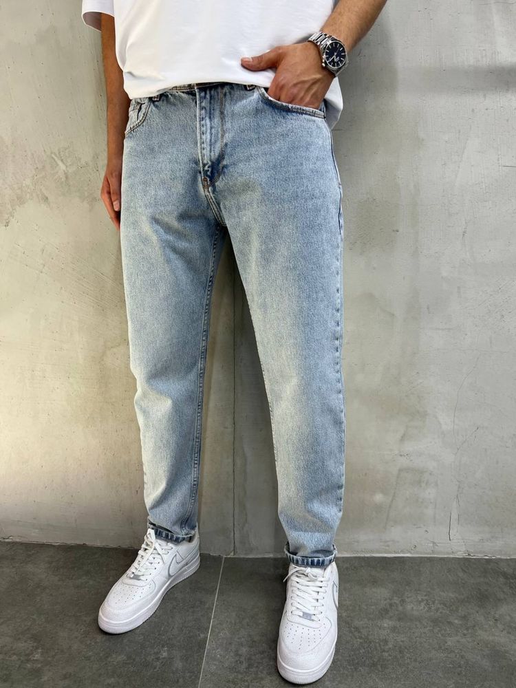 Чоловічі літні мом джинси