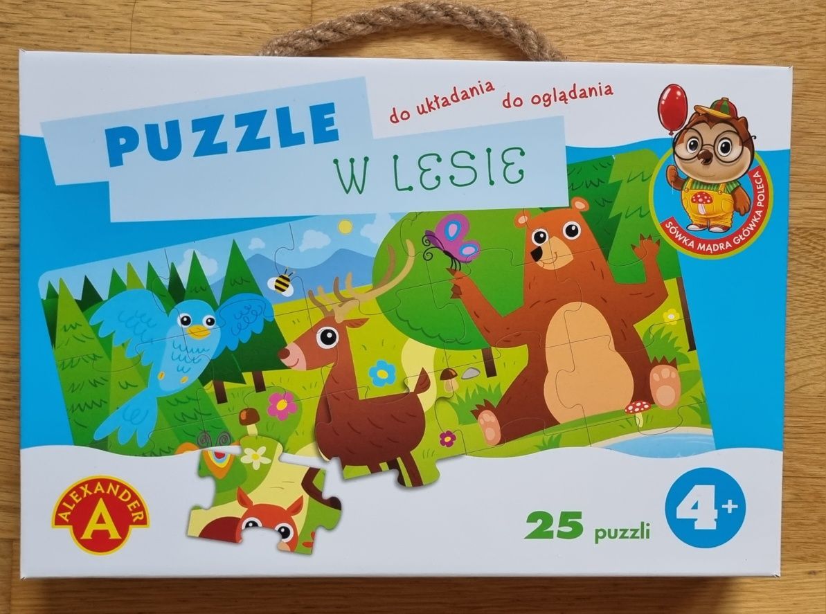 Puzzle w lesie 25 elementów