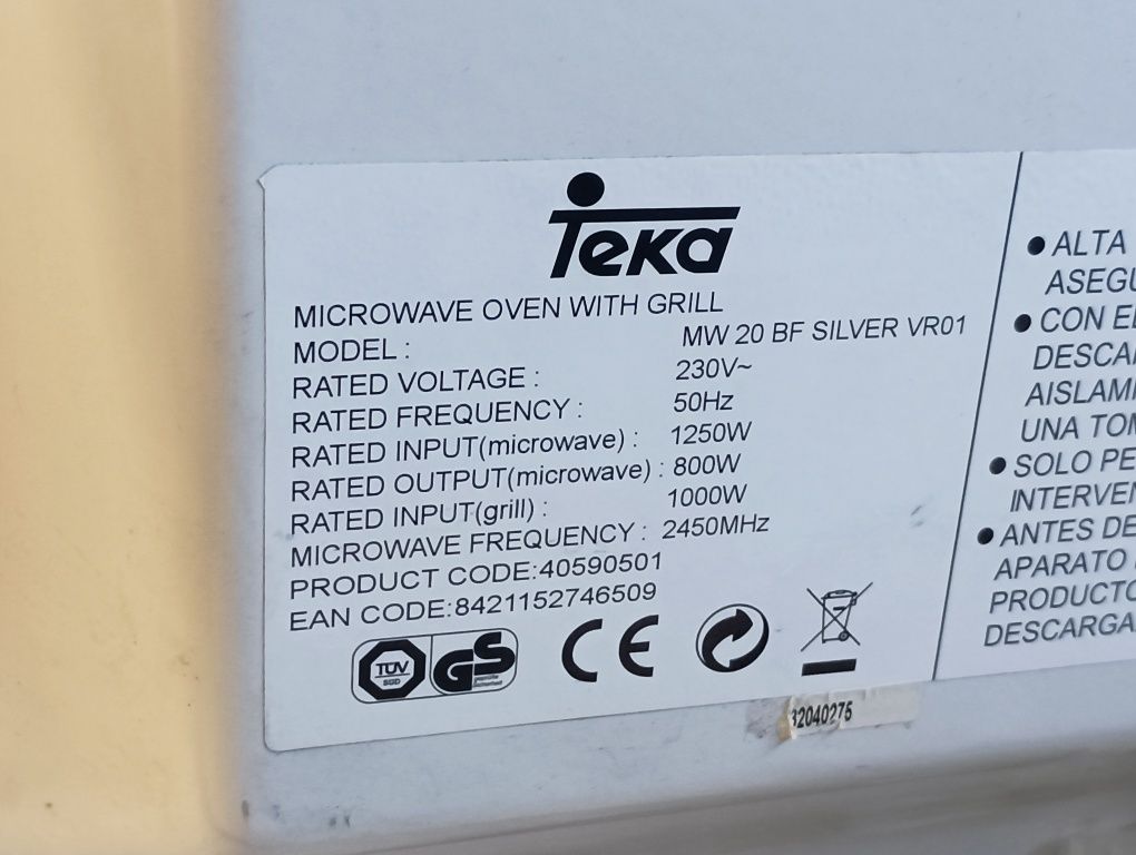 Ocasião em Microondas (Teka, como novo e com Grill)