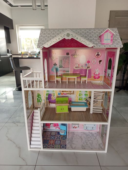 Domek drewniany dla lalek xxxl 125cm
