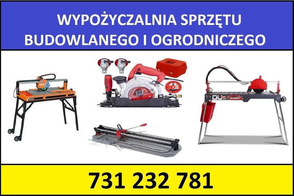 Przycinarka do płytek RUBI 120 cm Wynajem