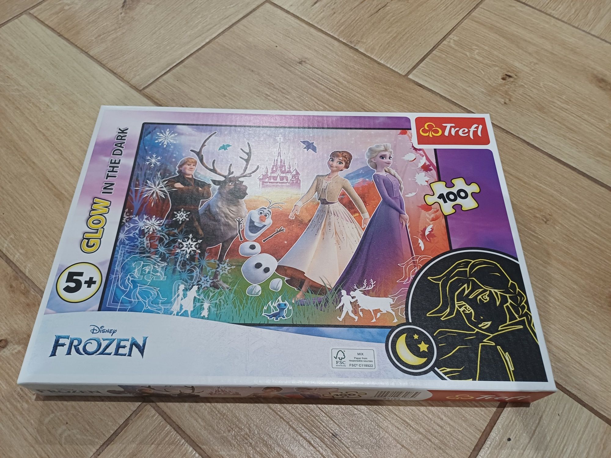 Sprzedam puzzle FROZEN Kraina Lodu świecą w ciemności OKAZJA