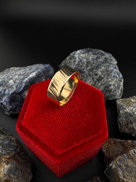 Złota Obrączka z Delikantym Wzorem | JAK NOWA | 585 | 2.86g