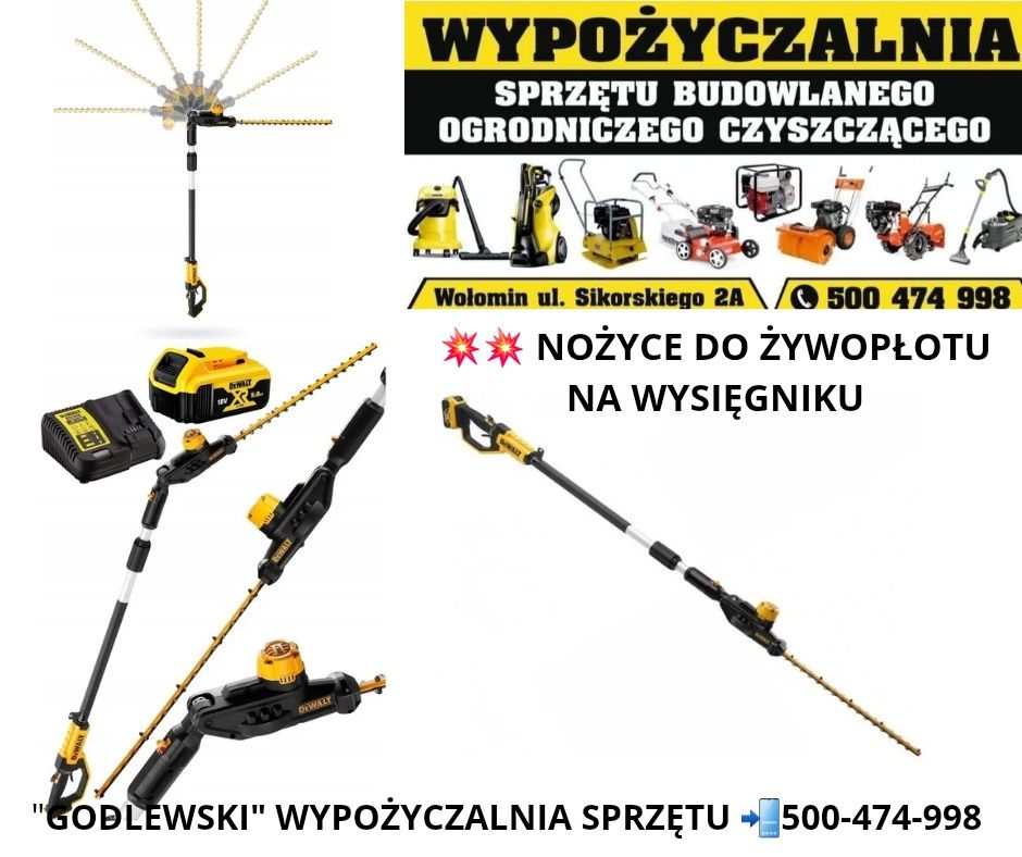 Wypożyczalnia! ŁUPARKA DO DREWNA 10 TON ,Piła spalinowa Wynajem!