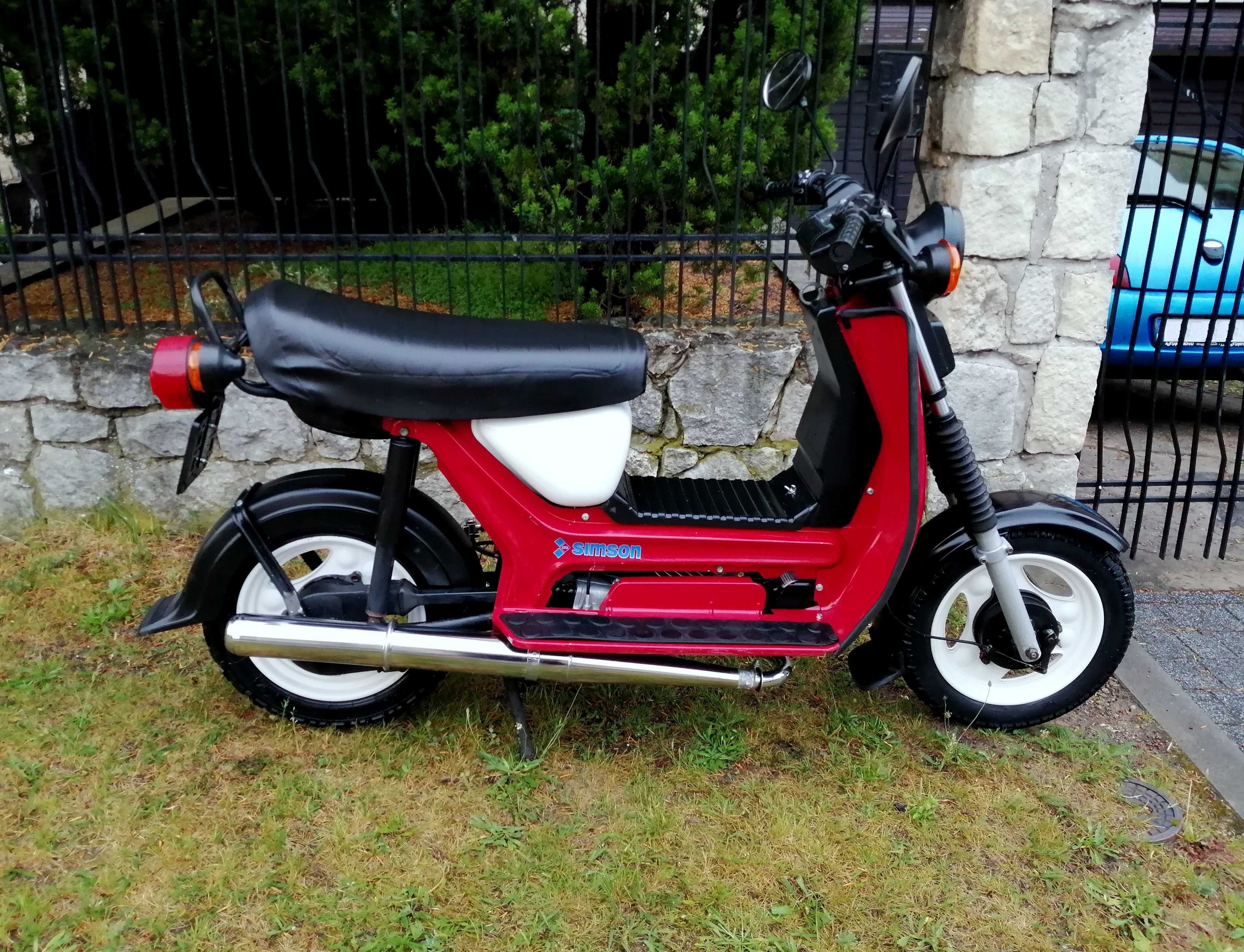 Simson Skuter SR50 PERFEKCYJNY STAN 1990r Instalacja 12V DŁUGIE OPŁATY