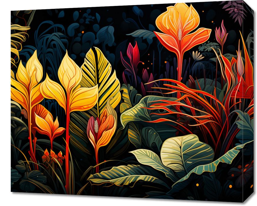 Obraz 60x50cm Tropikalna Symfonia