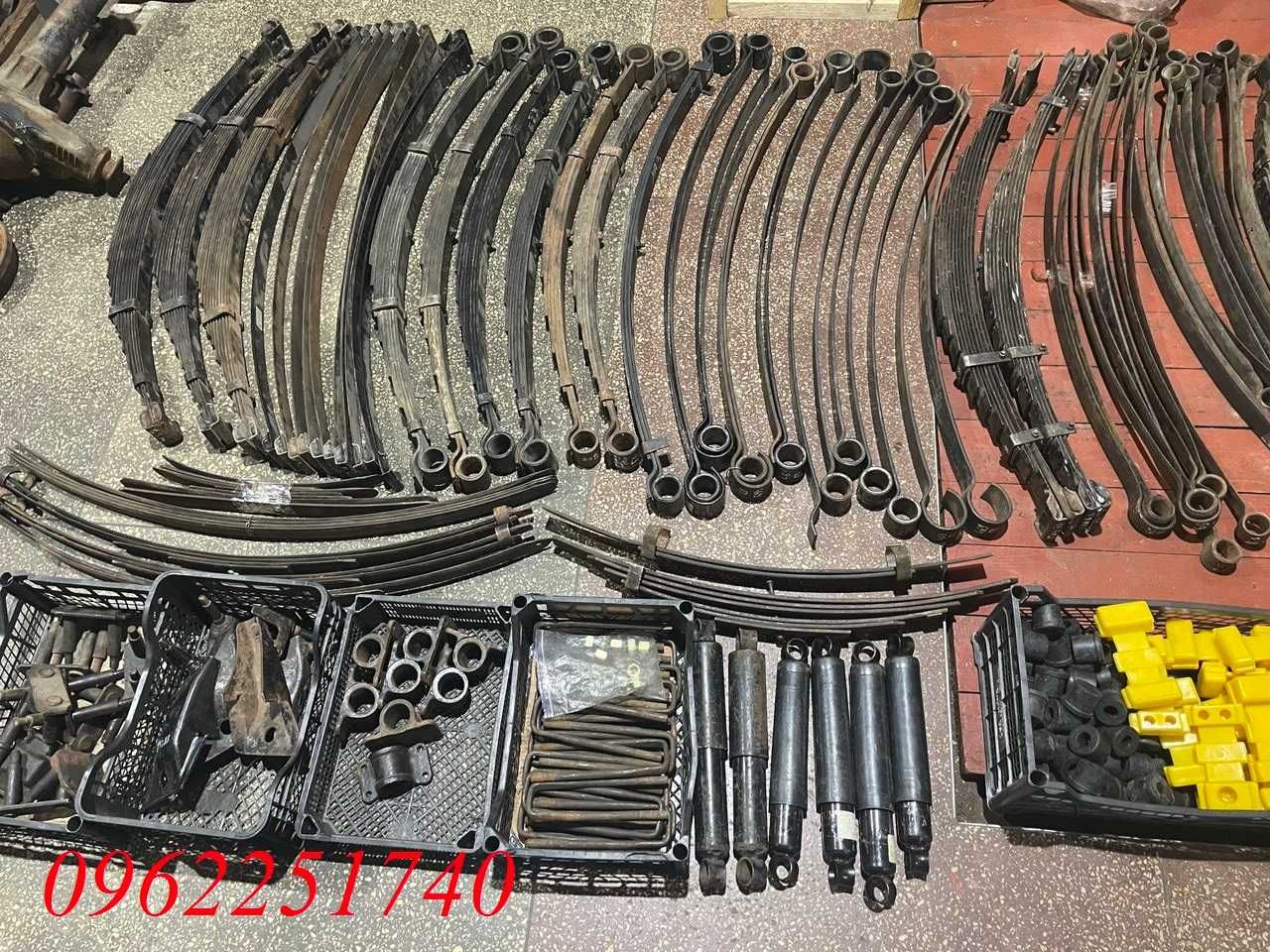 Ресори, амортизатори, кронштейни Уаз 452, Уаз 469, Газ 69, Газ 53