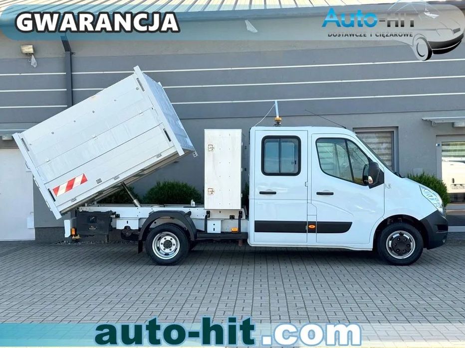 Renault Master  Wywrotka DOKA Na Bliźniakach Klima 163KM Hak:3.5t *Gwarancja