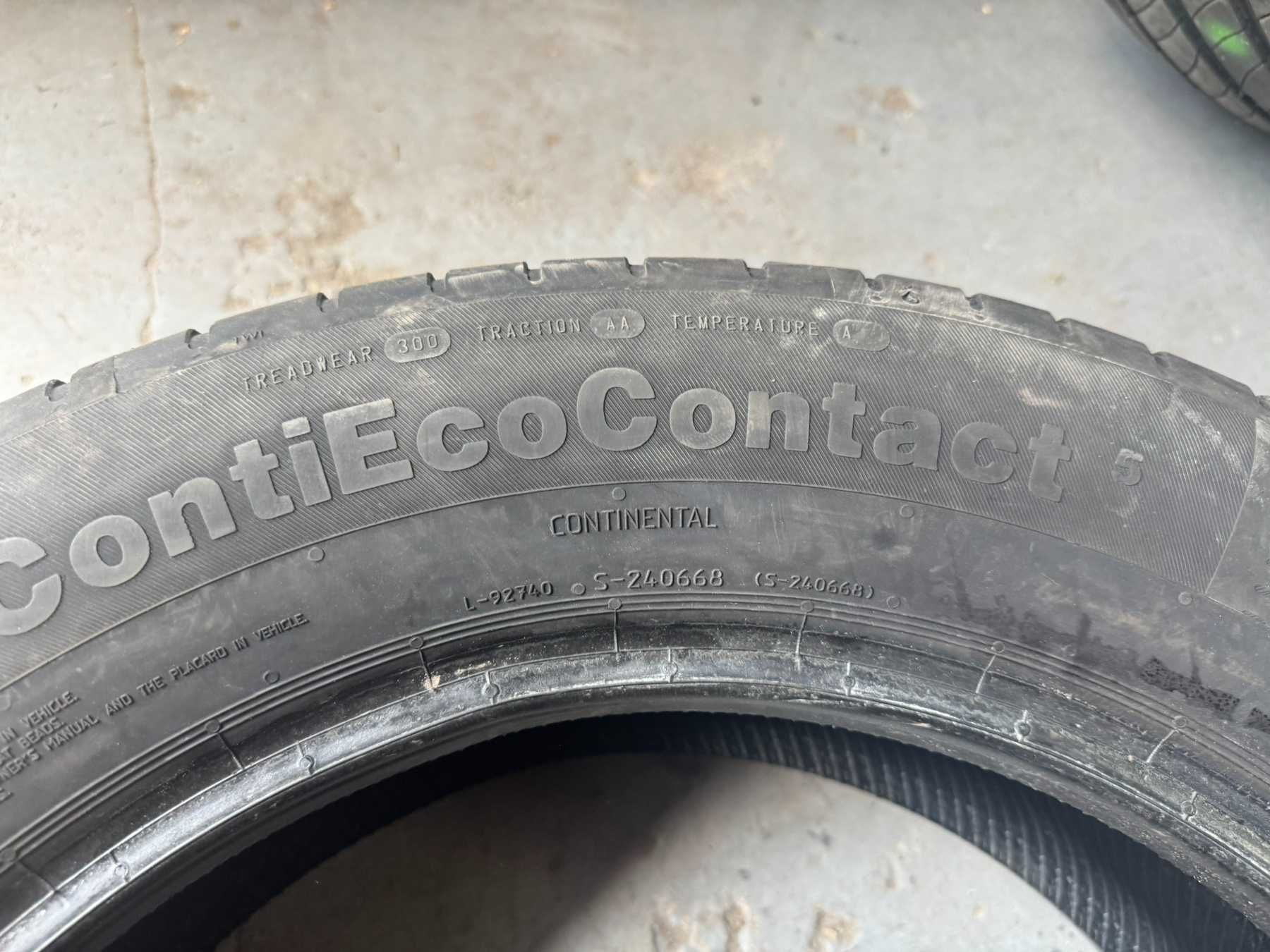 215 60 17 Continental ContiEcoContact 5 шини вживані літо