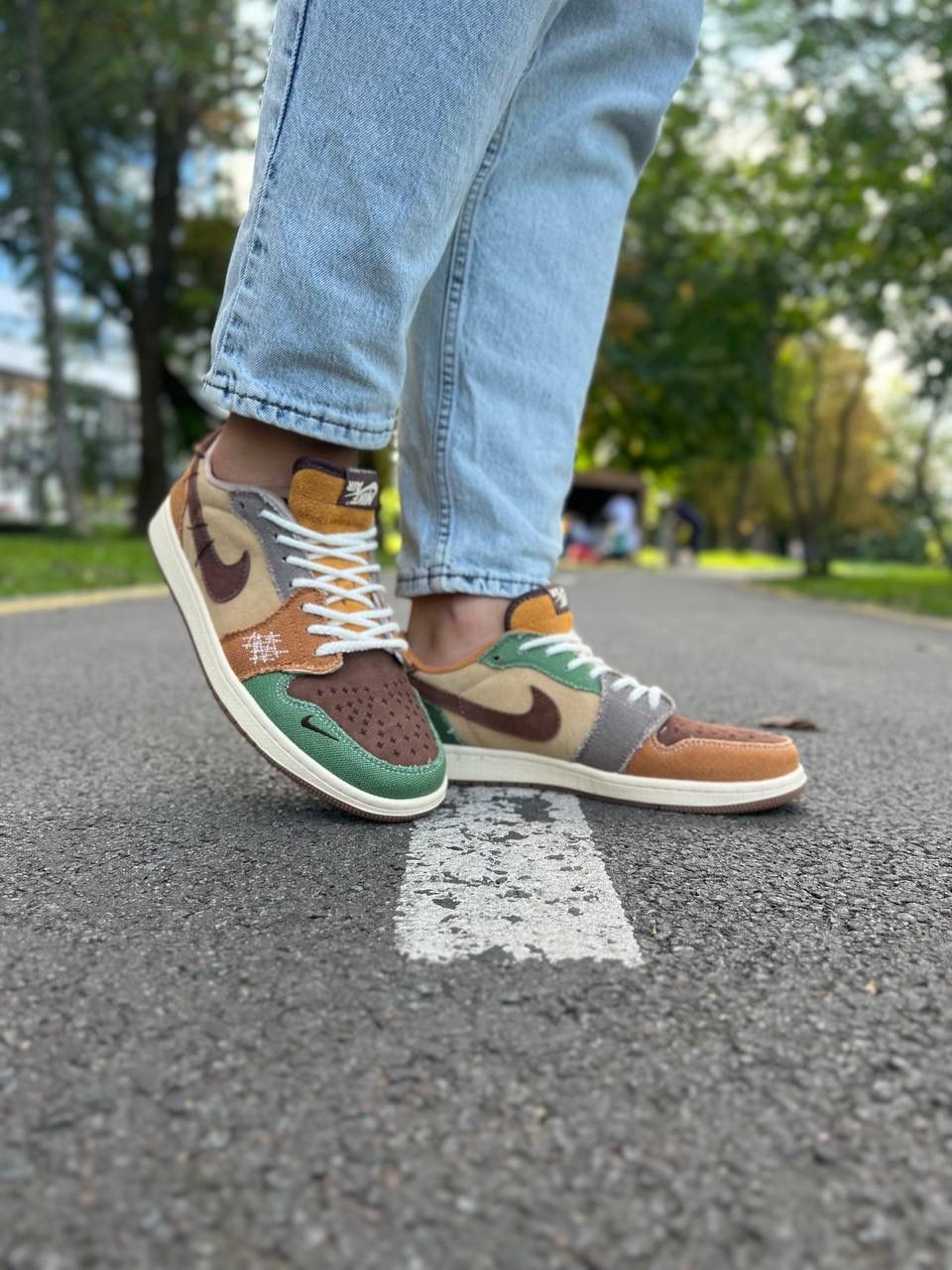 Кроссовки Air Jordan Retro 1 Low OG Zion Williamson Voodoo