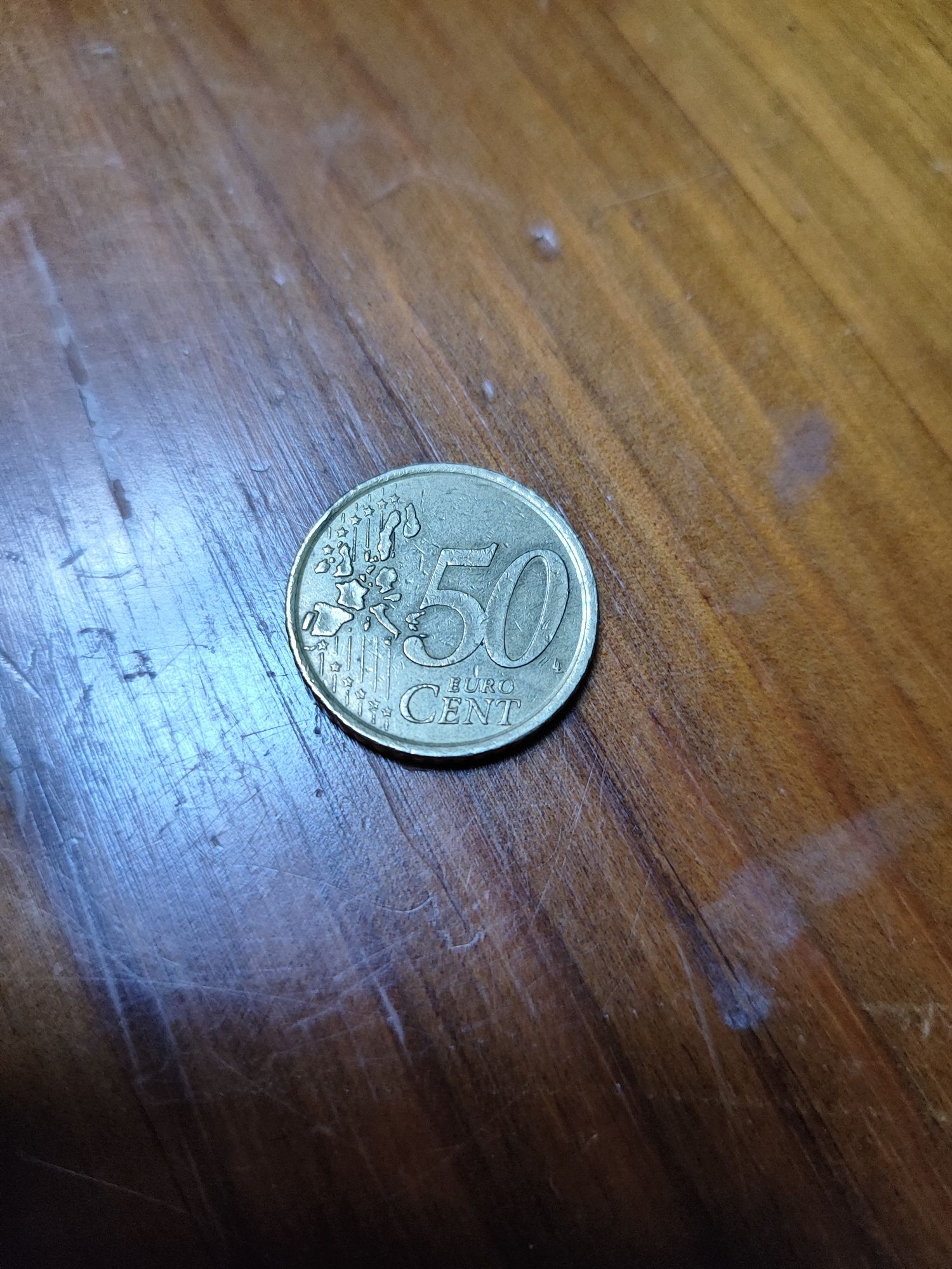 Moeda 50 cêntimos 1999 Espanha