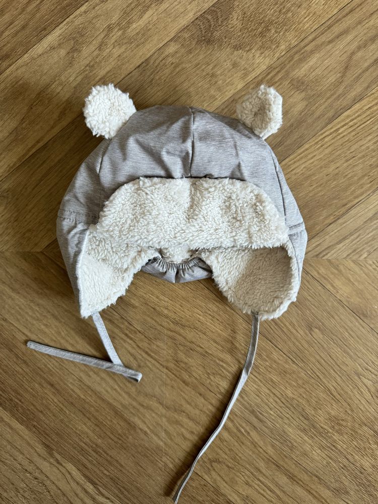 Czapka pilotka z uszkami Lindex