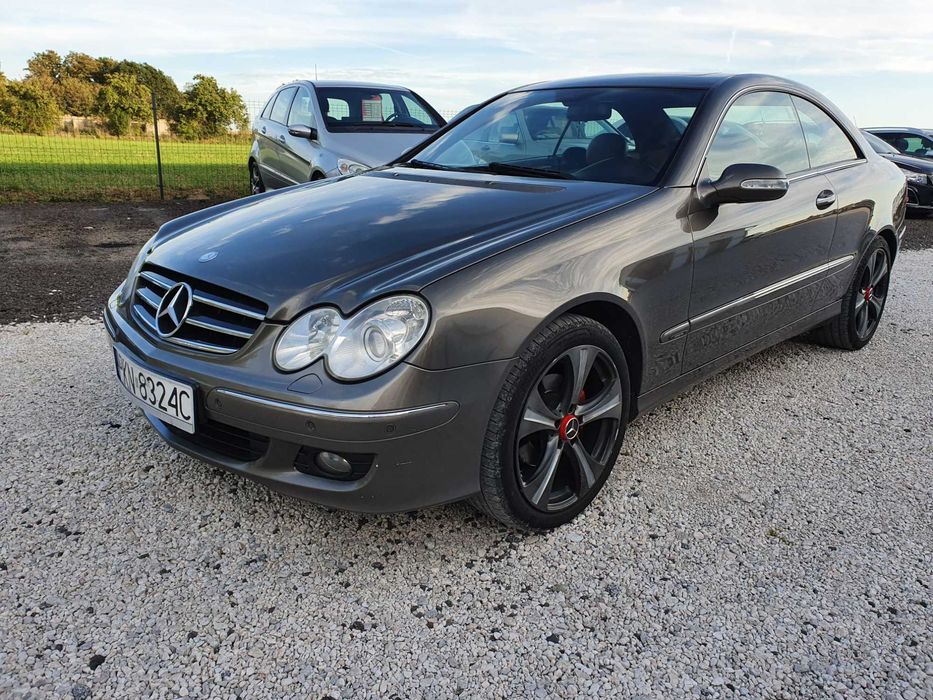Mercedes-Benz CLK220 CDI BI-xenon Harman Kardon Skóra Czarny Sufit ALU