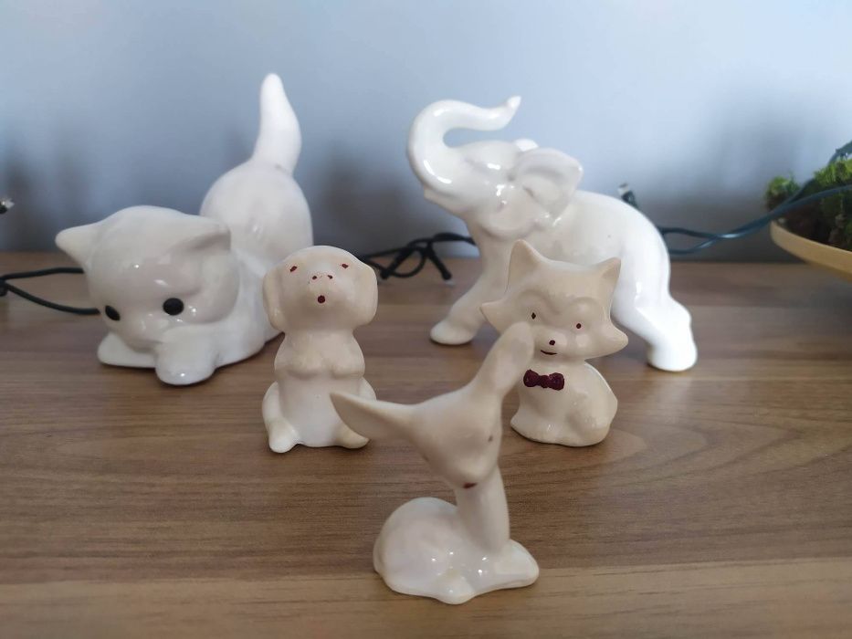 Figurki dekoracyjne ceramiczne