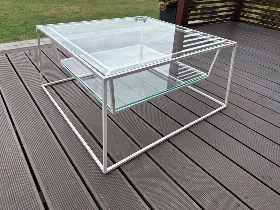 Stolik szklany, kawowy, do salonu