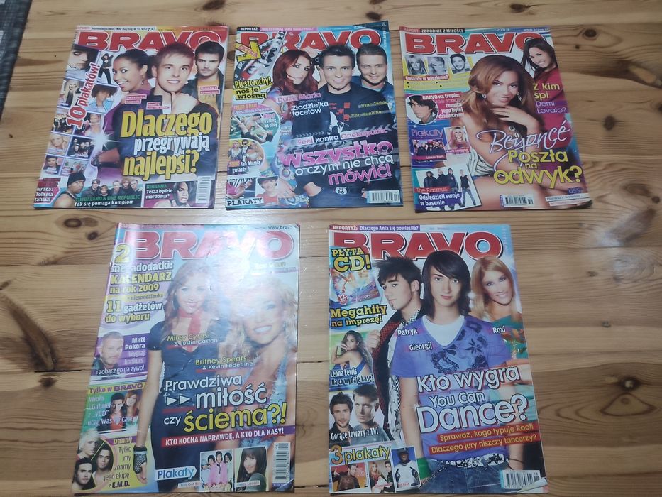 Bravo czasopisma 2007 i 2008 rok.