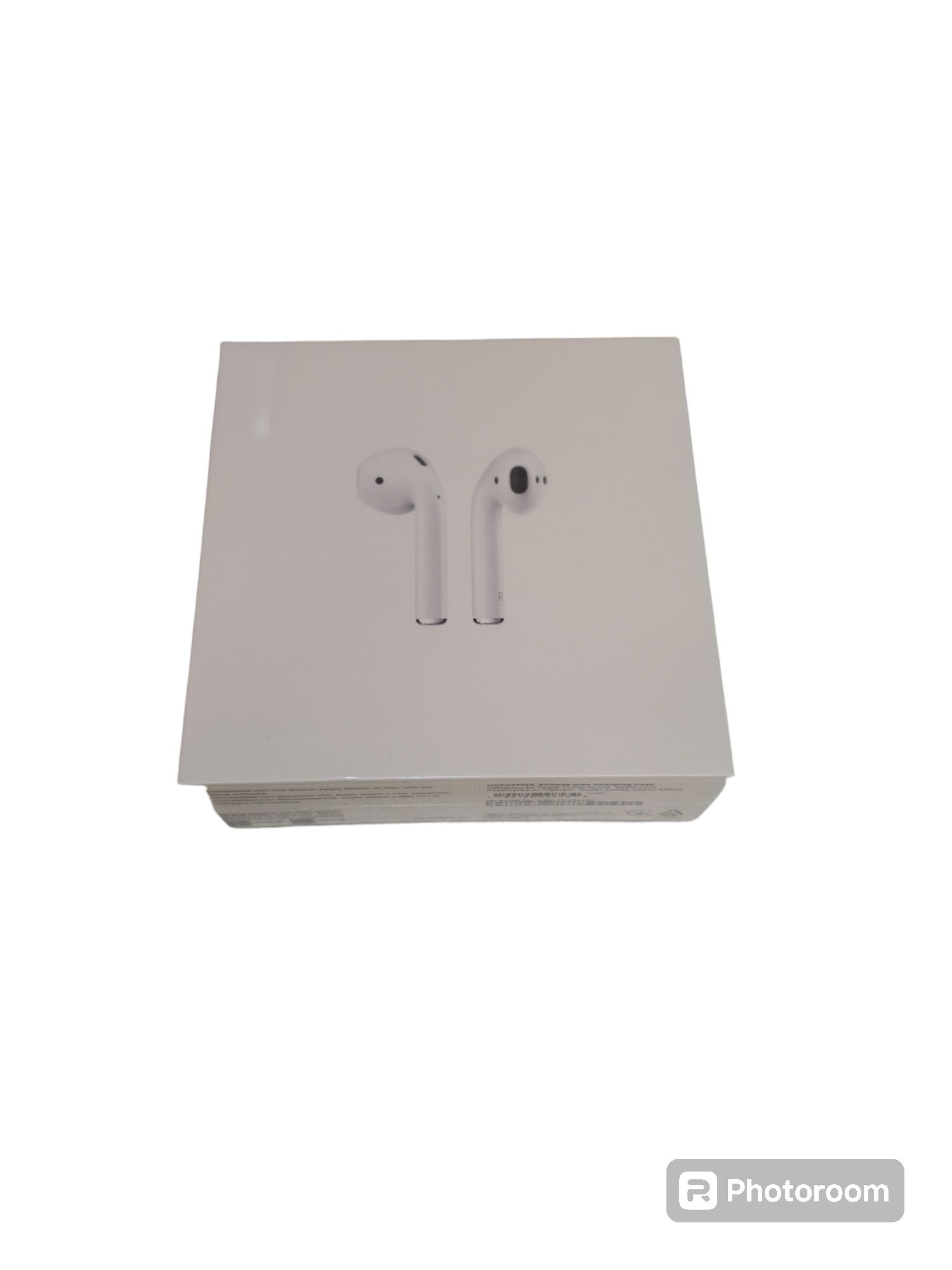 Airpods em embalagem fechada