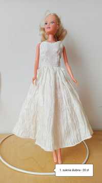 Suknia ślubna dla lalki Barbie