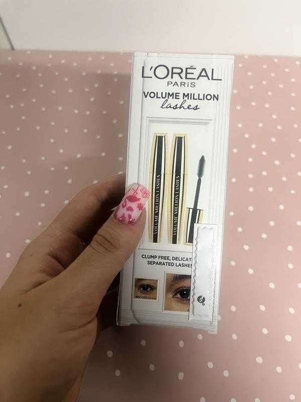 Тушь догдяд для ресниц L'Oreal Paris Volume Million Lashes Extra-Black