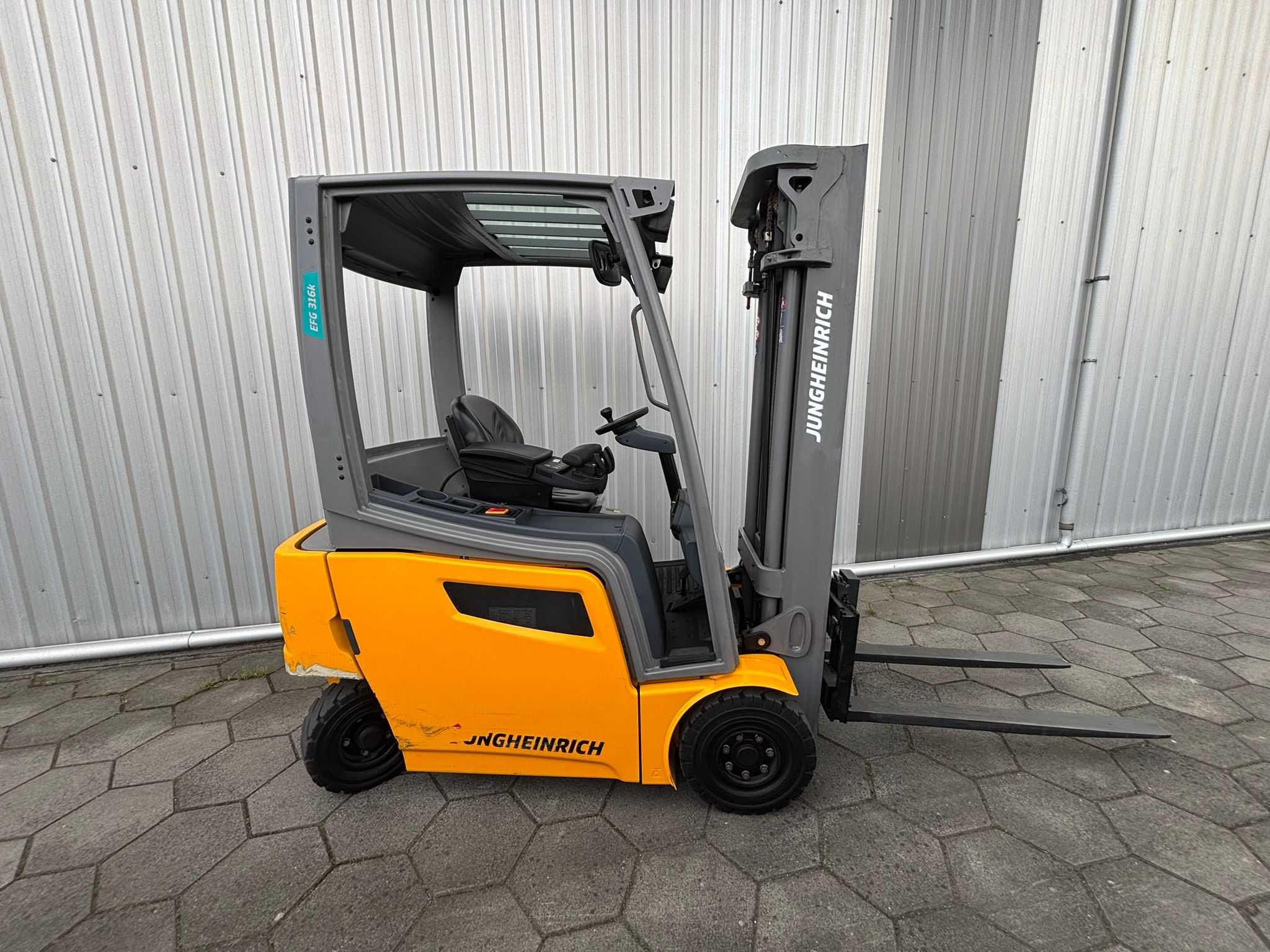 Wózek widłowy elektryczny Jungheinrich 316k Triplex 4710 mm, 2020 rok,