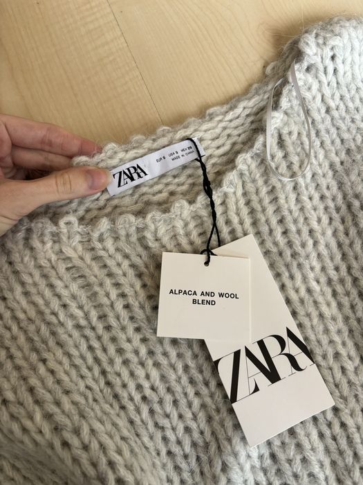 Новий светр Zara з альпакою та вовною