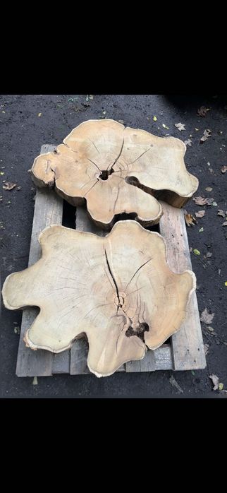 Plastry drewna akacji na stolik kawowy