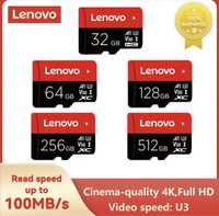 Карта памяти Lenovo 64 Gb Kingston 32 GB карта памʼяті. Скор. 100 MB/s