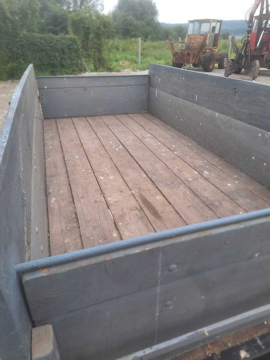 Przyczepa jednoosiowa , bitka , wóz , przyczepka zabytkowa 45 rok