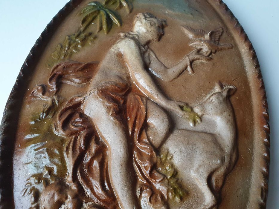 барильєф  декоративне настінне панно, картина "Німфа" Карл Штеррер
