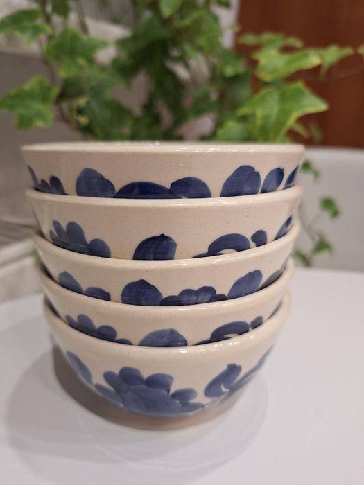 Piękny zestaw obiadowy Fajans Włocławek